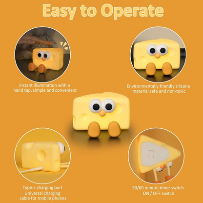 Cheese Silicone Night Lamp