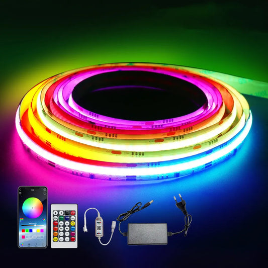 RGBIC COB Addressable LED Strip Light 5m Kit
