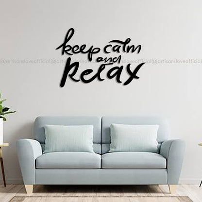 Wooden Wall Art Quotation
