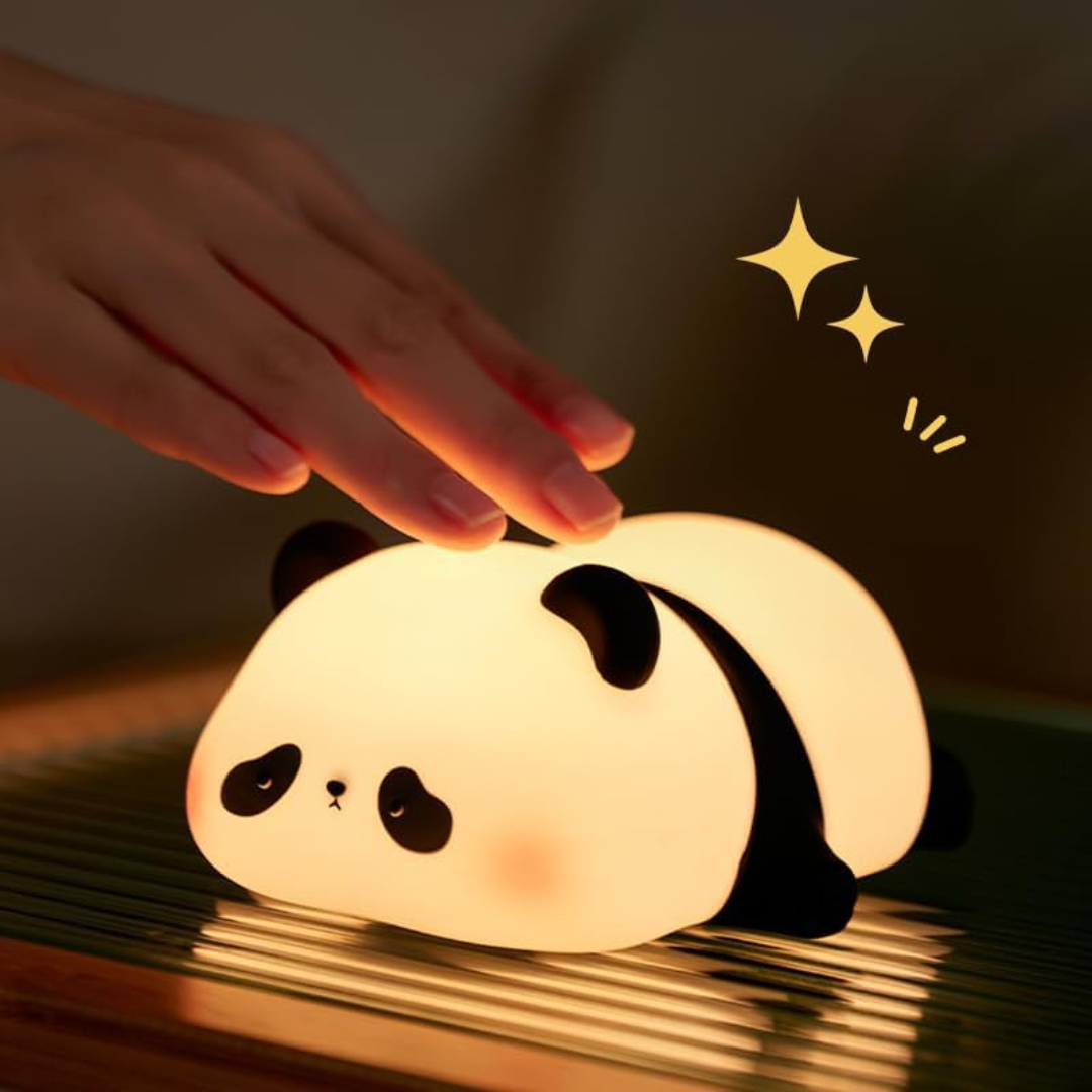 Sleeping Panda Silicone Night Lamp