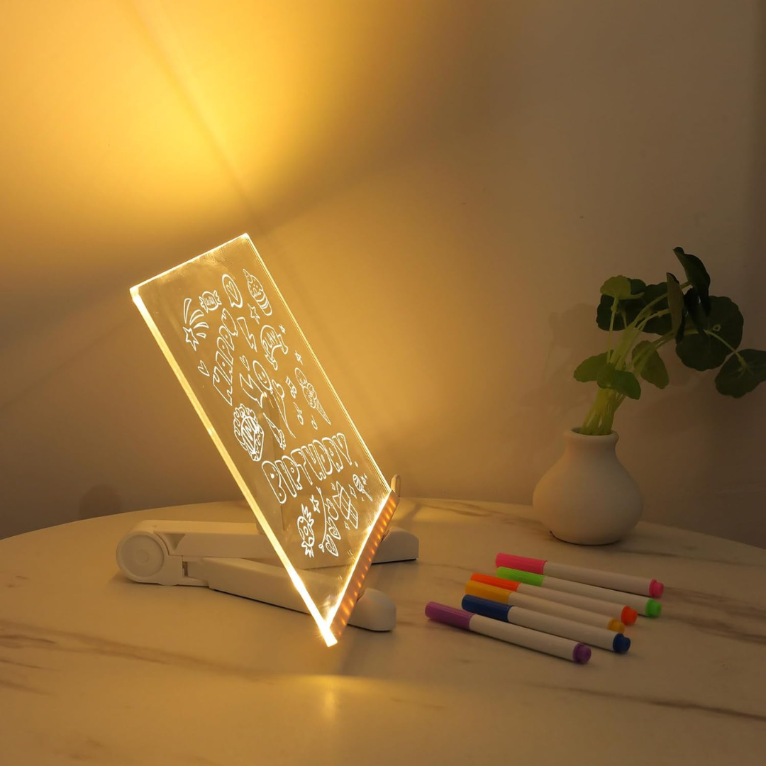3D Acrylic LED Note Board Light