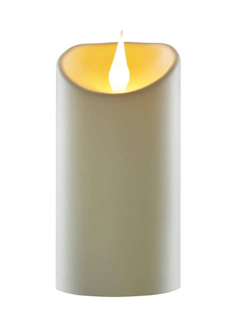 LED 3D Jumping Wick Pillar Candles | Size 5" to 7"