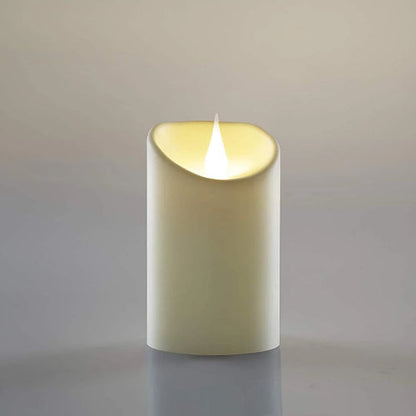 LED 3D Jumping Wick Pillar Candles | Size 5" to 7"