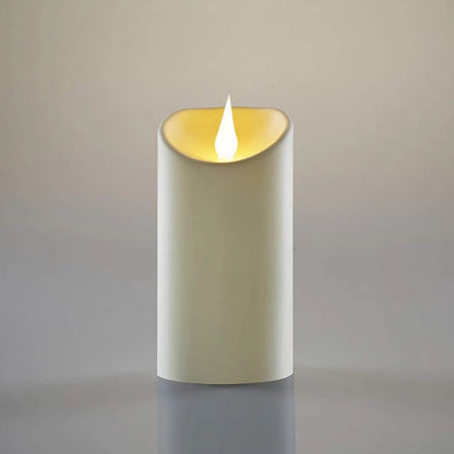 LED 3D Jumping Wick Pillar Candles | Size 5" to 7"