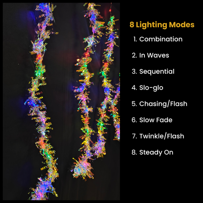 Glitter Curtain LED String Light | Multi Color | Diwali Decoration