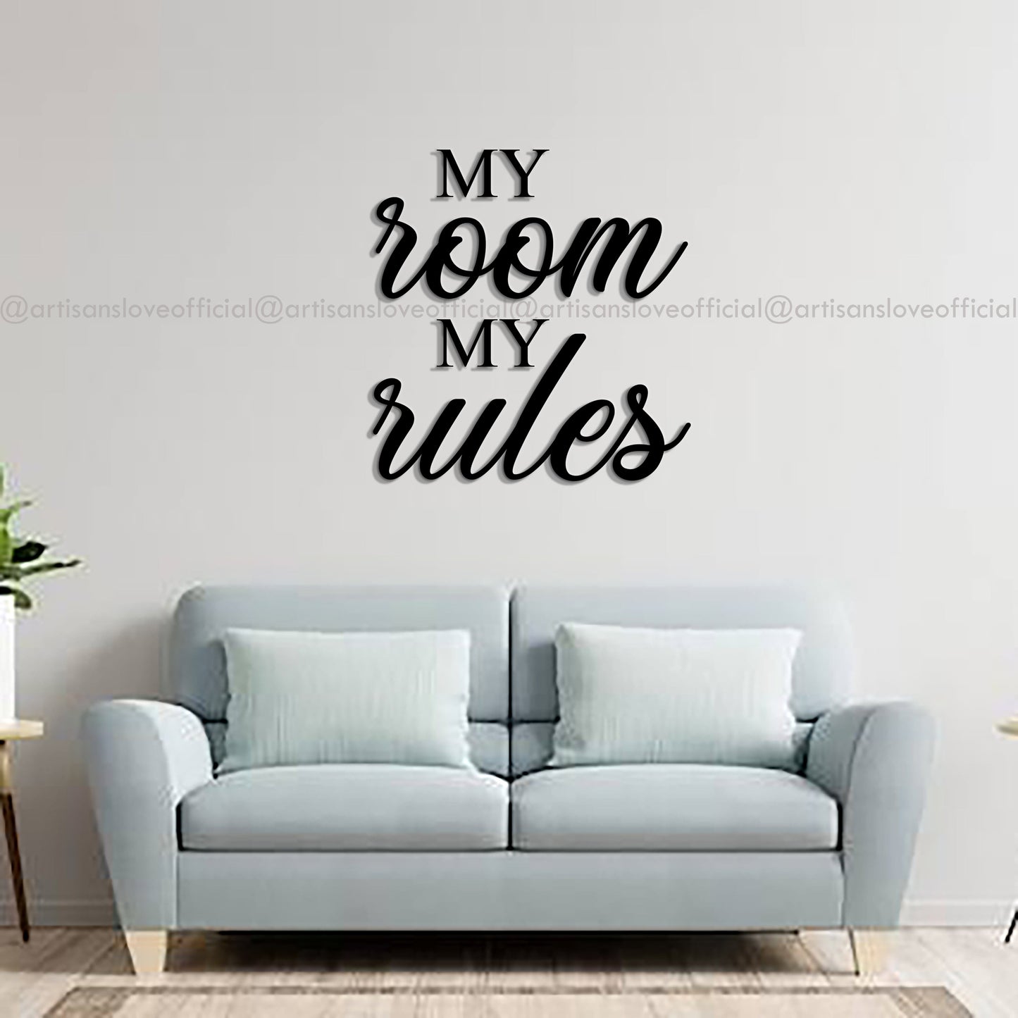 Wooden Wall Art Quotation