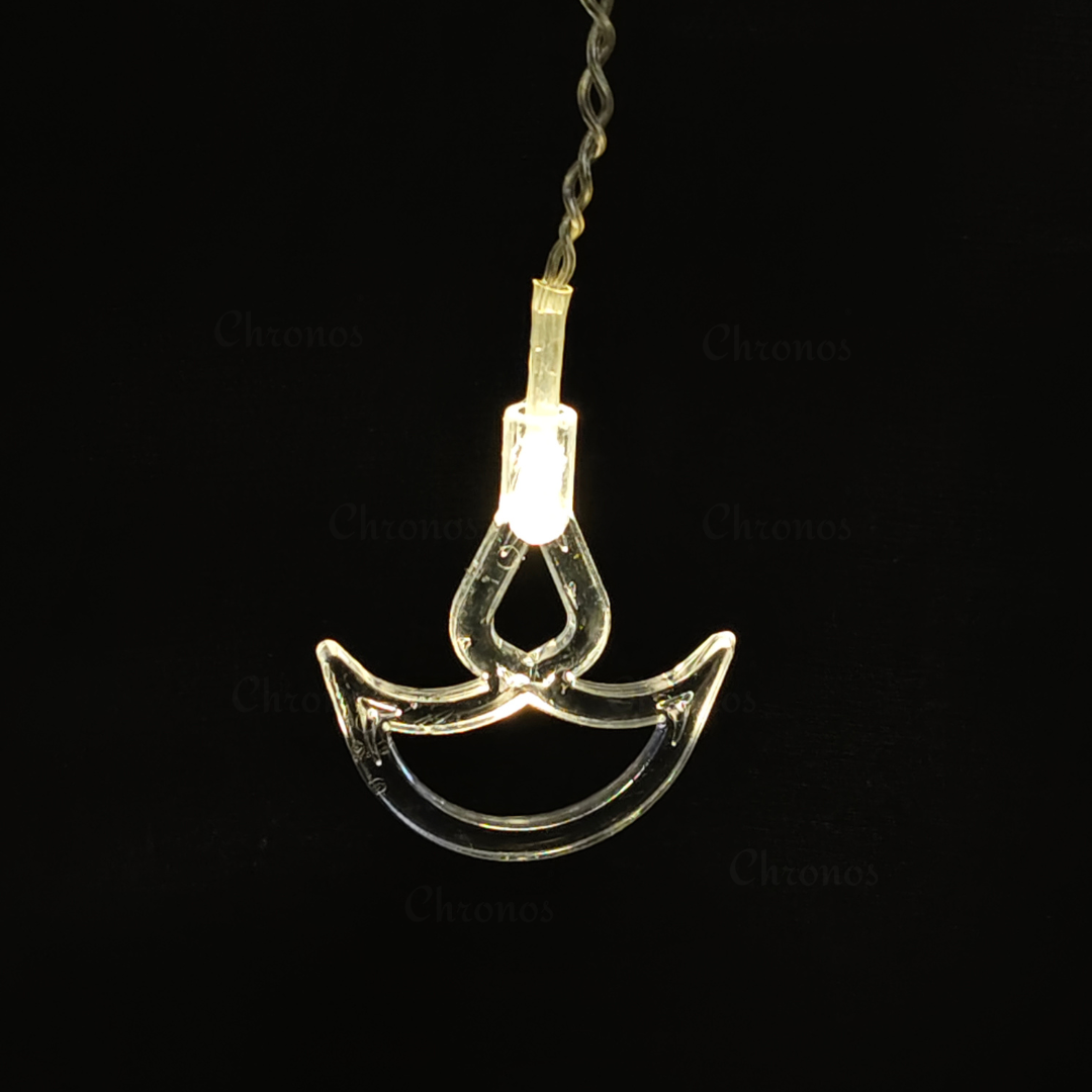 Diya String Curtain Lights | Warm White