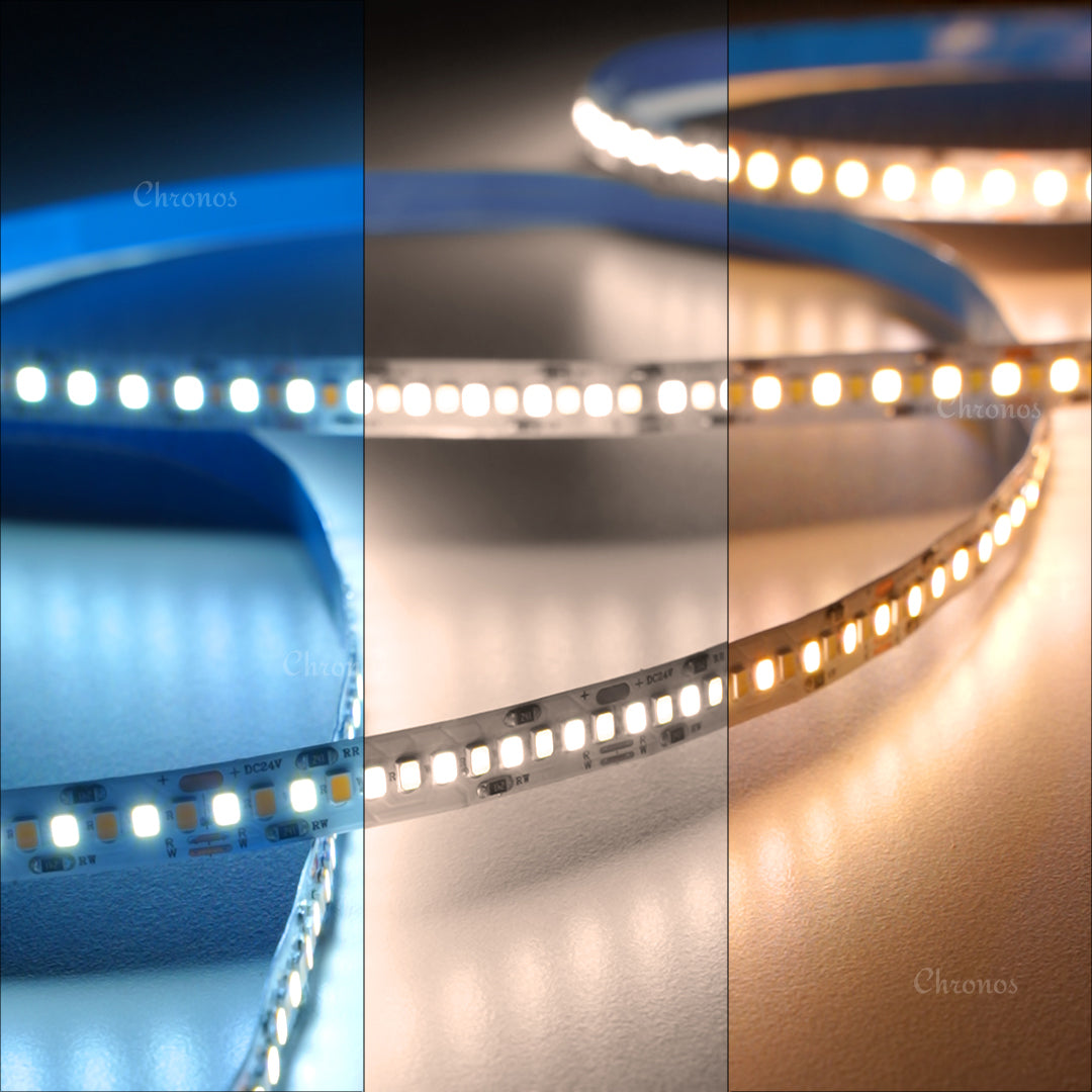 3 in 1 CCT Tunable LED Strip Lights 10m Kit with Controller and Driver