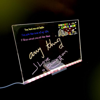 3D Acrylic LED Note Board Light