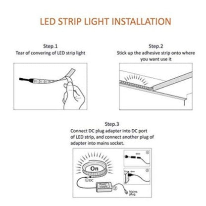 120 LED Strip Lights - Green - 5m - 12V - 2835 SMD LED