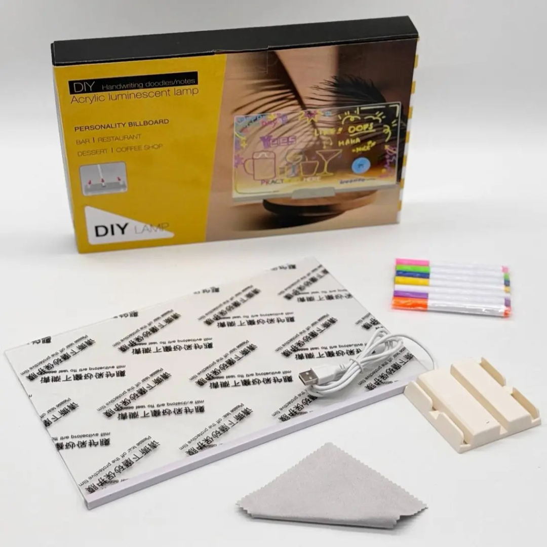 3D Acrylic LED Note Board Light