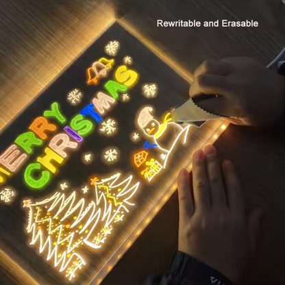 3D Acrylic LED Note Board Light