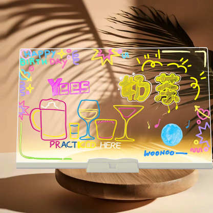 3D Acrylic LED Note Board Light