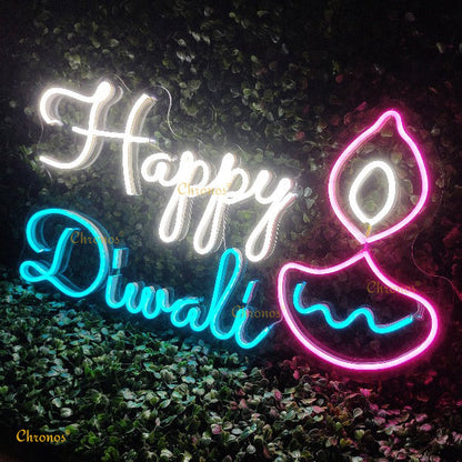 Happy Diwali Neon Sign Light