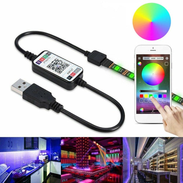 RGB LED Strip Lights USB Powered | Smart App Operated