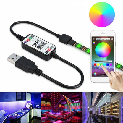 RGB LED Strip Lights USB Powered | Smart App Operated