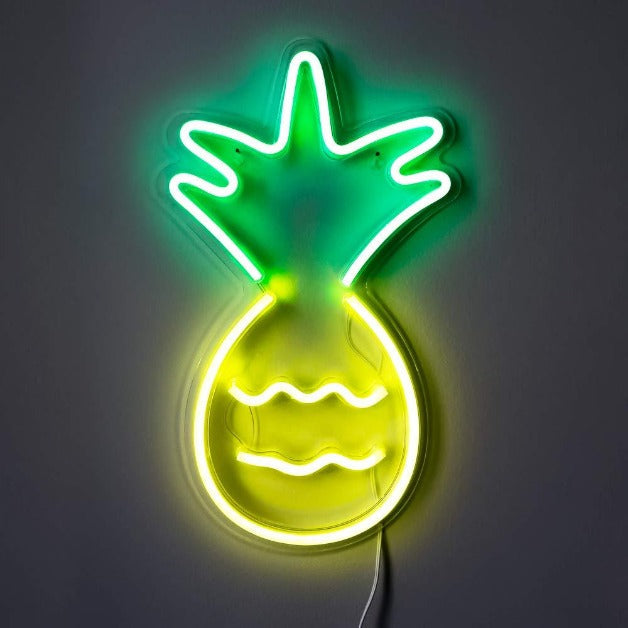 Pineapple Neon Sign Light Wall Hanging | USB Operated