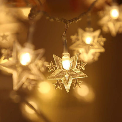 Starflakes String Lights - Warm White LED