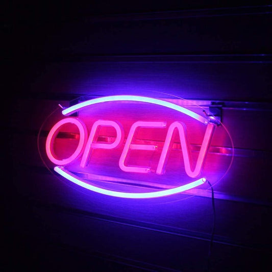 Open Neon Sign Light Wall Hanging | USB Operated