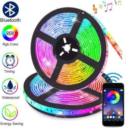 RGB LED Strip Lights USB Powered | Remote Controller & Smart app