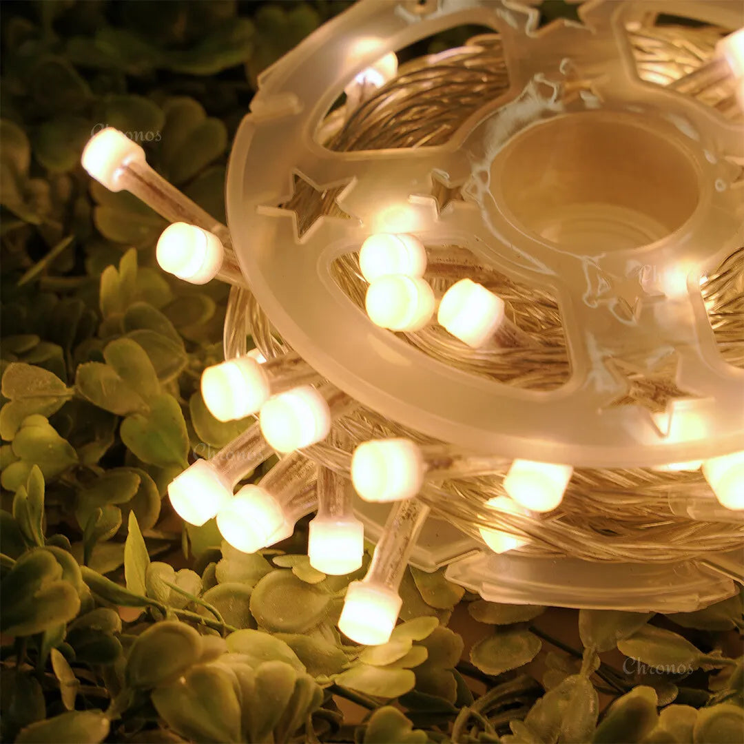 Gel Wire LED Series String Lights | 8mm Warm White LED