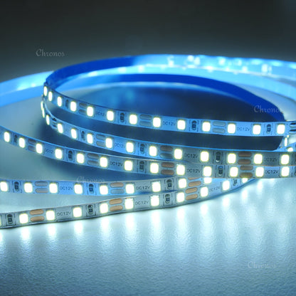 5mm 120 LED Strip Lights - White - 5m - 12V - 2835 SMD LED