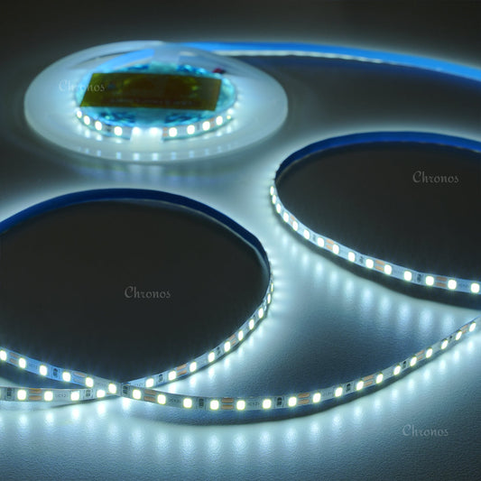 5mm 120 LED Strip Lights - White - 5m - 12V - 2835 SMD LED