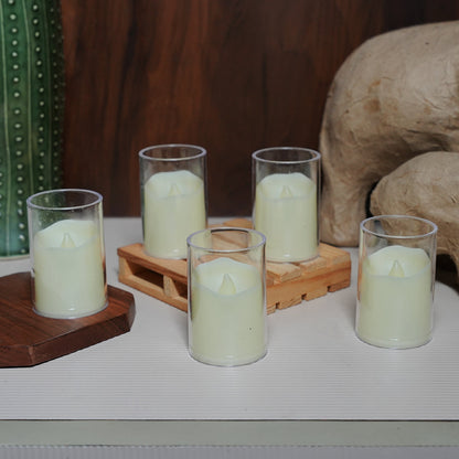 Acrylic Glass LED Tealight Candles