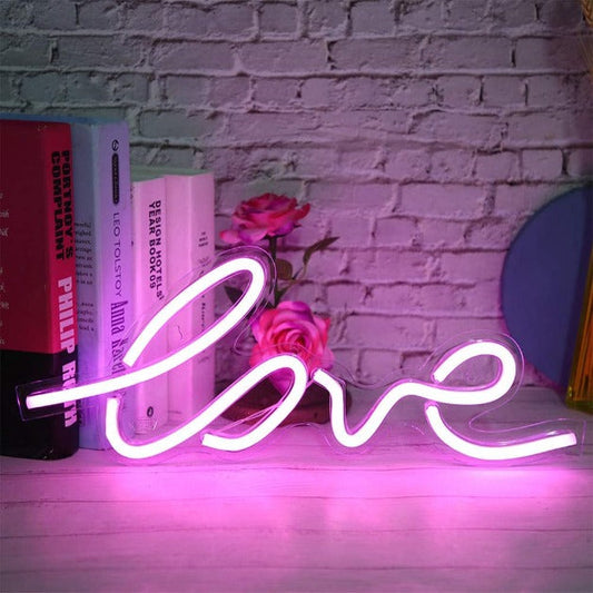 Love Neon Sign Light Wall Hanging | USB Operated