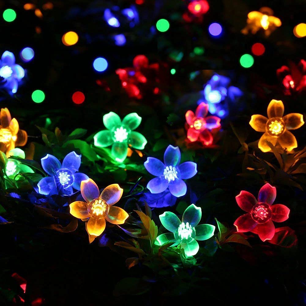 Sakura Flower Decorative String Lights - Multi