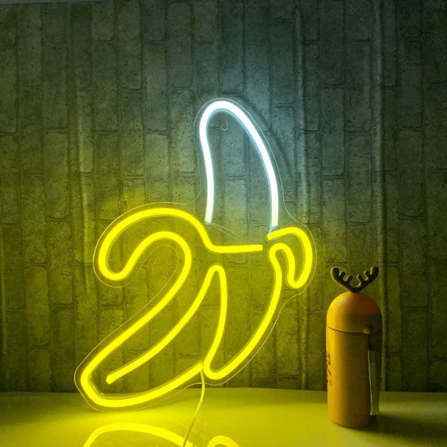 Banana Neon Sign Light Wall Hanging | USB Operated