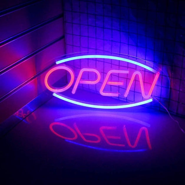Open Neon Sign Light Wall Hanging | USB Operated