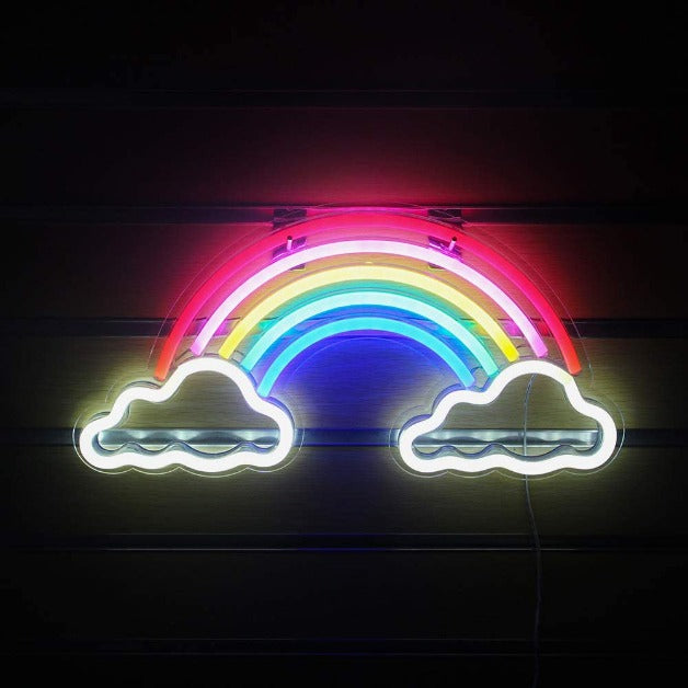 Rainbow Neon Sign Light Wall Hanging | USB Operated