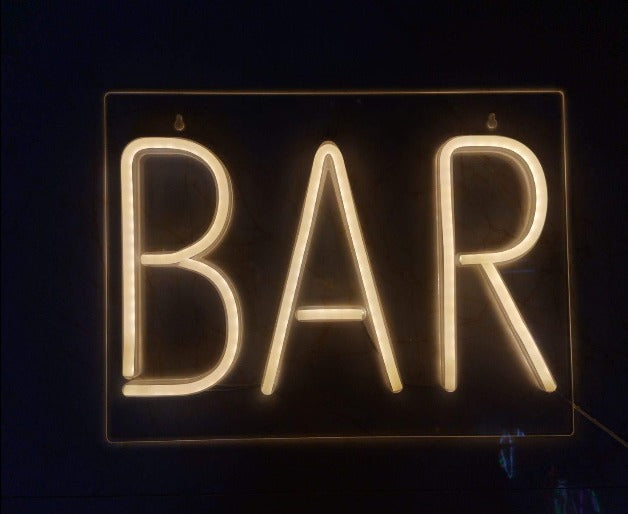 Bar Neon Sign Light Wall Hanging | USB Operated