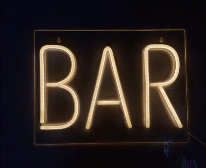 Bar Neon Sign Light Wall Hanging | USB Operated