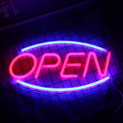 Open Neon Sign Light Wall Hanging | USB Operated
