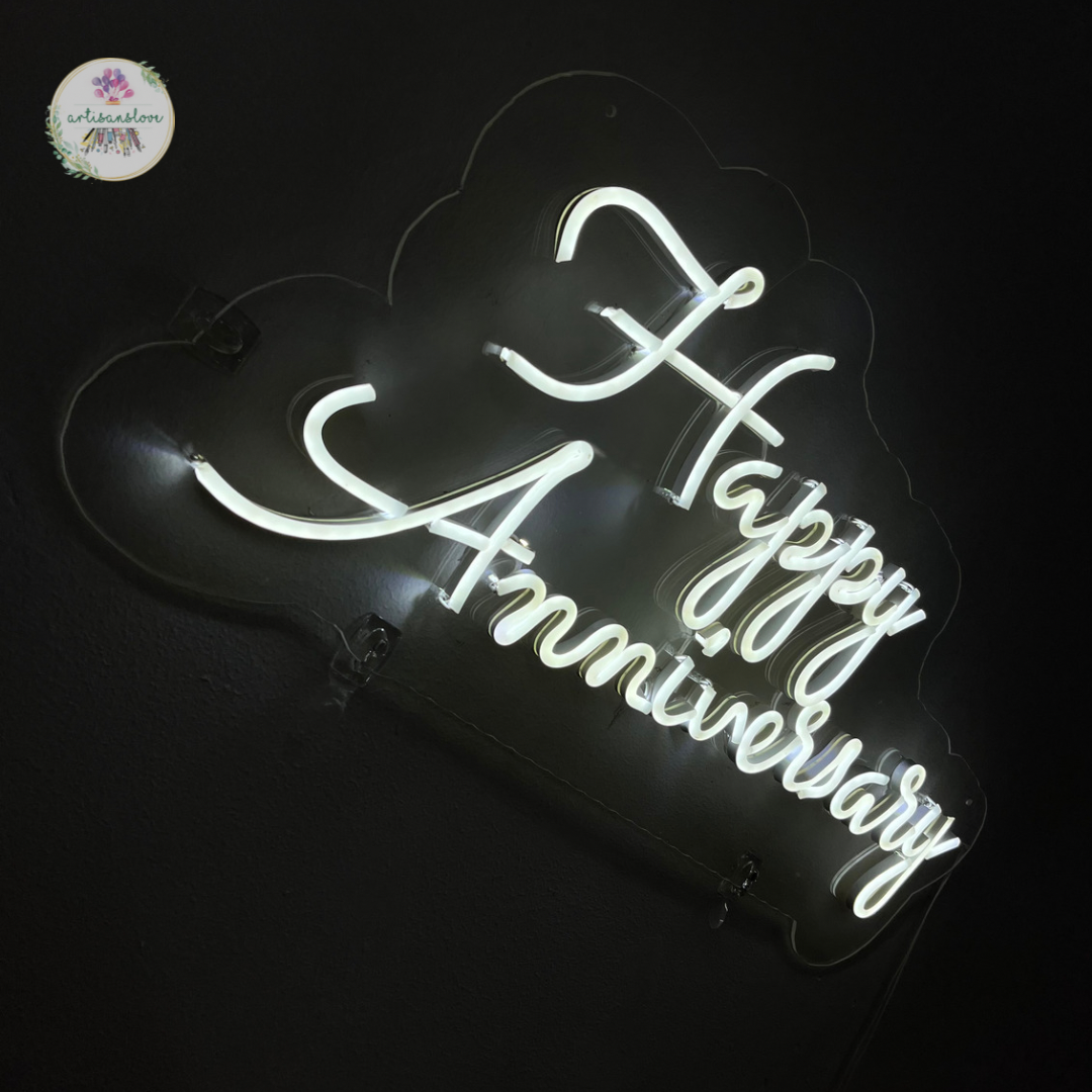 Happy Anniversary Neon
