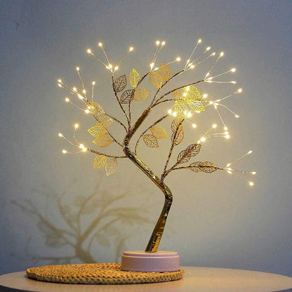 Bonsai Spirit Tree with Fairy Lights Table Lamp | Warm White