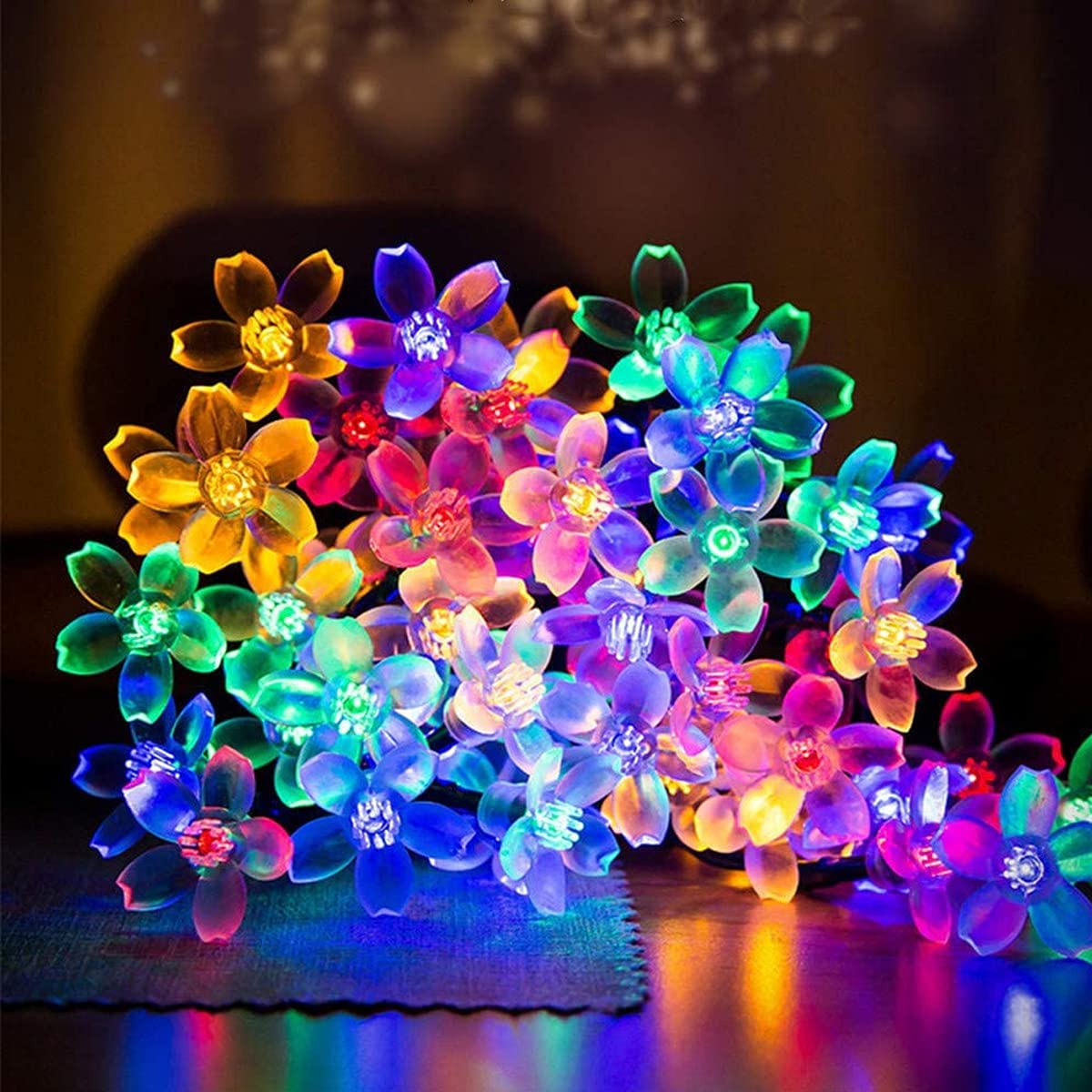 Sakura Flower Decorative String Lights - Multi