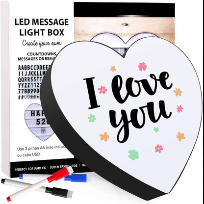Scribble Light Box | Heart