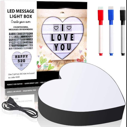 Scribble Light Box | Heart