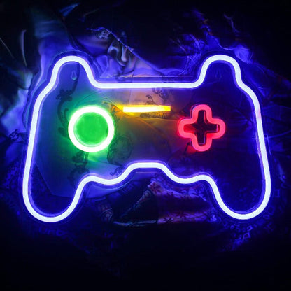 Game Controller Neon Sign Light Wall Hanging | USB Operated