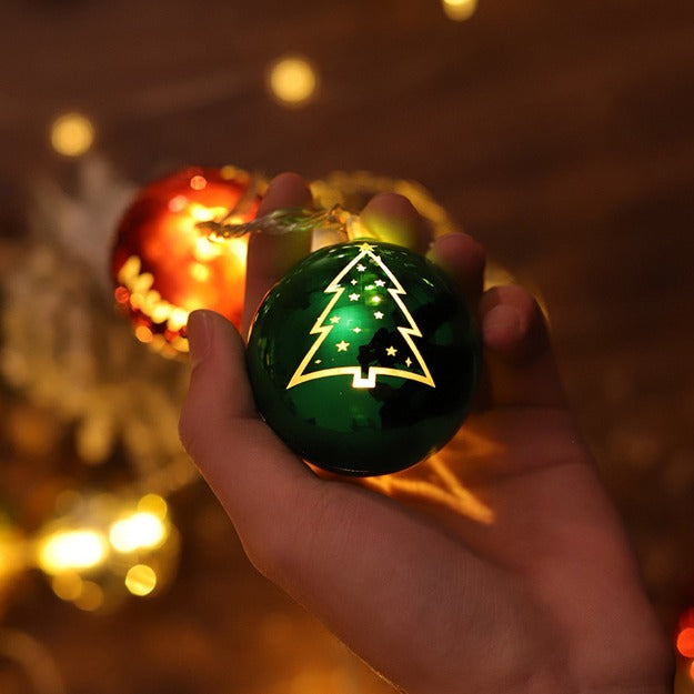 Christmas Ball String Lights | Warm White LED