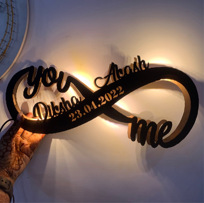 Wireless LED Infinity lamp