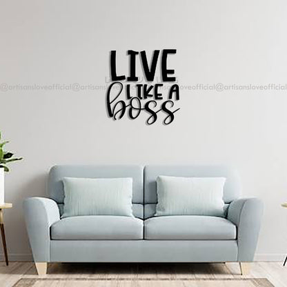 Wooden Wall Art Quotation
