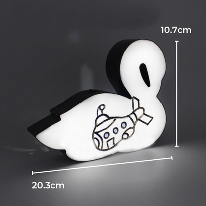 Scribble Light Box | Swan
