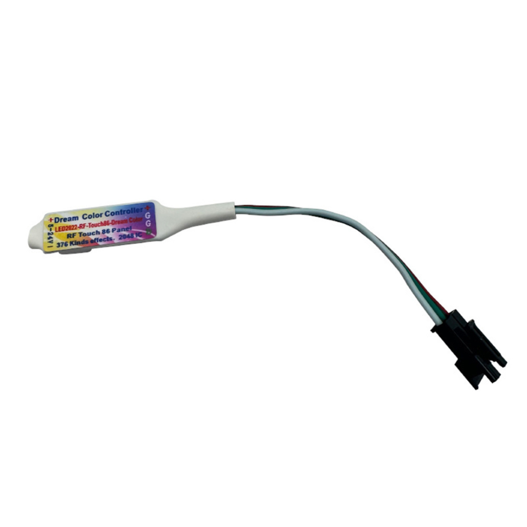 8 Keys Dream Color RGBIC LED Pixel Controller with Touch Panel