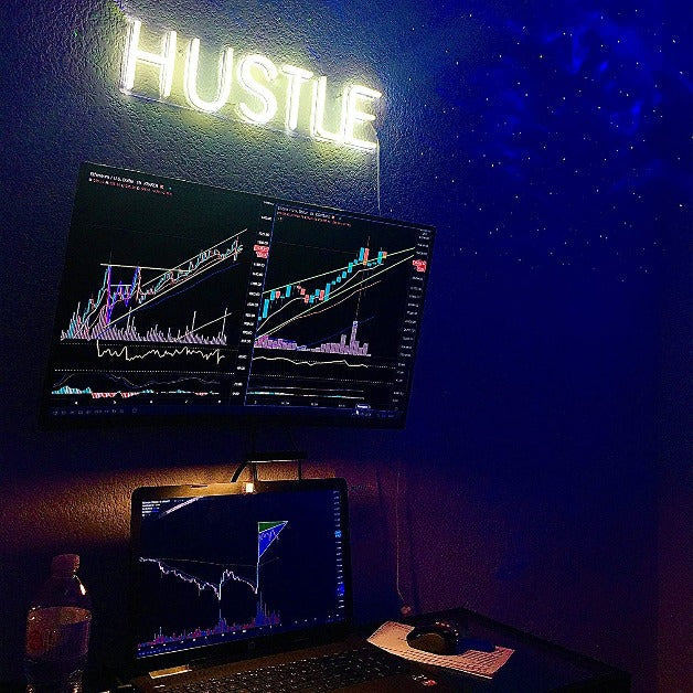 Hustle Neon Sign Light Wall Hanging | USB Operated