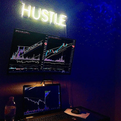Hustle Neon Sign Light Wall Hanging | USB Operated
