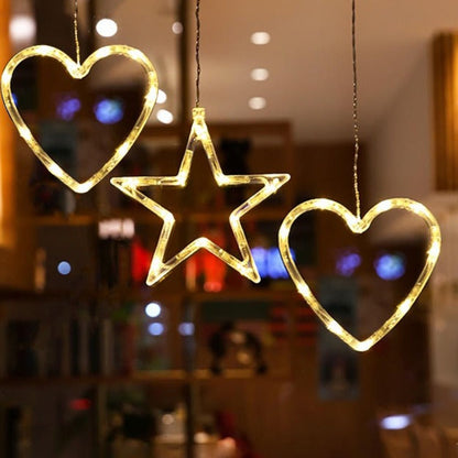Hanging Heart Ornament Decorative Lights | Warm White